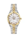Gv2 Women's Naples Two-tone Stainless Steel, Mother-of-pearl & Diamond Bracelet Watch In Neutral