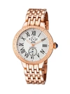 Gv2 Astor Rose Goldtone Stainless Steel & Diamond Bracelet Watch