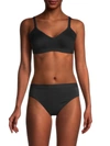 Warner's Women's Easy Does It Wire-free Bra In Rich Black