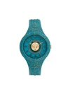Versus Fire Island Lion Gli Strap Watch In Teal