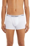 Dolce & Gabbana Day By Day 2-pack Stretch Cotton Boxer Briefs In White