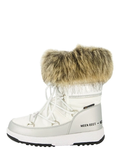 Moon Boot Kids Boots For Girls In White