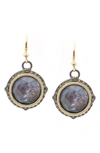 Armenta Old World Doublet Drop Earrings In Blue