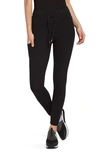 Lyssé Julia Stretch Crepe Cuffed Jogger In Black In Black
