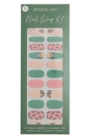 Studio Oh Festive Felines Nail Wrap Kit