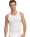 JOCKEY MEN'S UNDERWEAR, CLASSIC RIBBED TAGLESS TANK 3 PACK