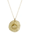 Maison Monik Intemporels Goldtone Pendant Necklace In Brass