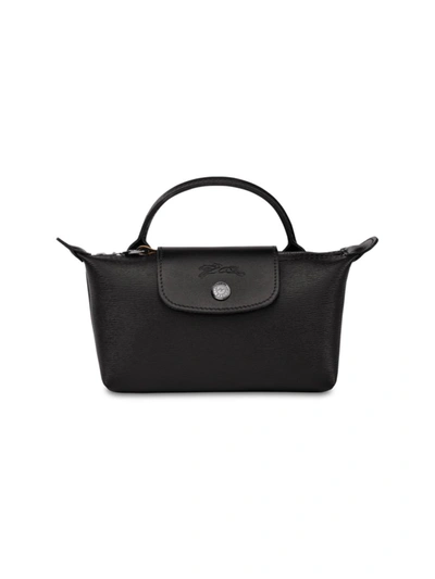 Longchamp Pouch With Handle Le Pliage City In Noir