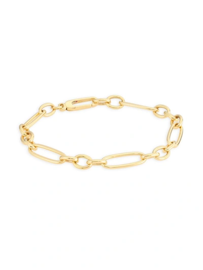 Roberto Coin 18k Gold Mixed-link Bracelet In Yellow Gold