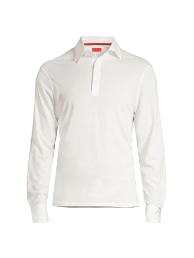 Isaia The Evening Polo Shirt In White