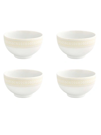 Vista Alegre Ivory 4-piece Rice Bowl Set