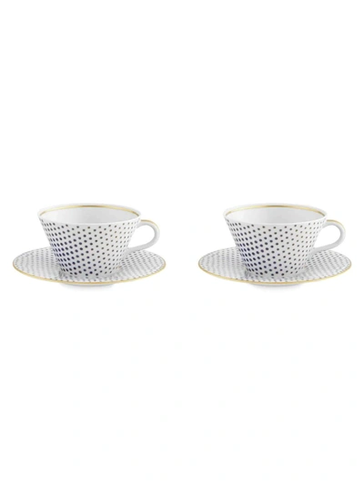 Vista Alegre Constellation D'or 2-piece Tea Cup & Saucer Set