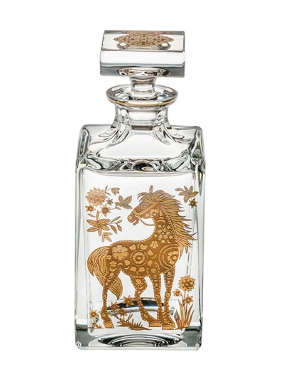 Vista Alegre Golden Horse Whiskey Decanter