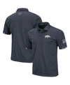 Colosseum Men's Big And Tall Charcoal Arkansas Razorbacks Oht Military-inspired Appreciation Digital Camo Polo In Charcoal