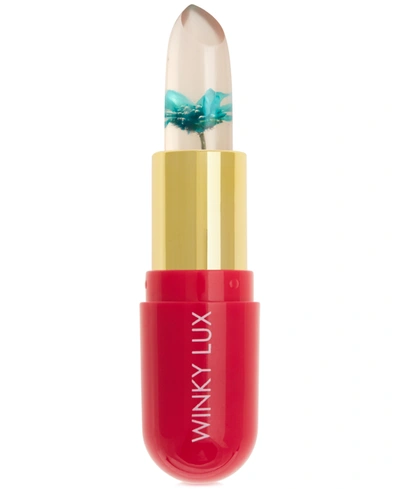 Winky Lux Flower Balm In Blue - Natural Pop Of Pink