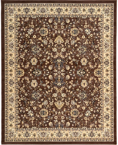 Bayshore Home Arnav Arn1 8' X 10' Area Rug In Brown
