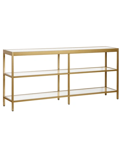 Hudson & Canal Alexis 64" Console Table In Brass