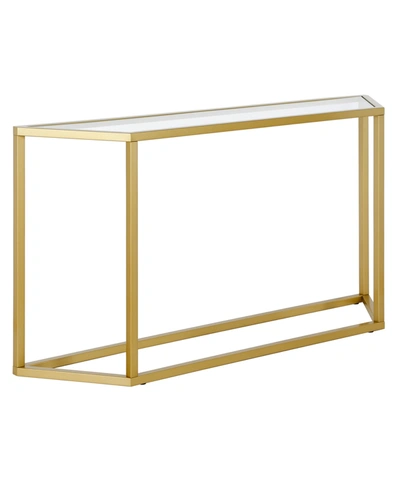 Hudson & Canal Levi 55" Console Table In Gold-tone
