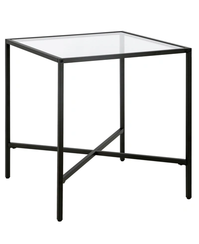 Hudson & Canal Henley 20" Side Table In Blackened Bronze