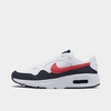 Nike Big Kids' Air Max Sc Casual Shoes In White/university Red/obsidian