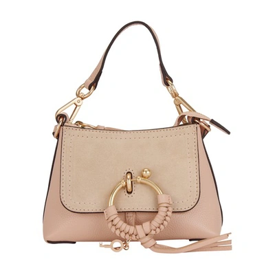 See By Chloé Mini Joan Bag In Powder Pink/gold