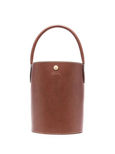 Longchamp Épure Bucket Bag In Brown