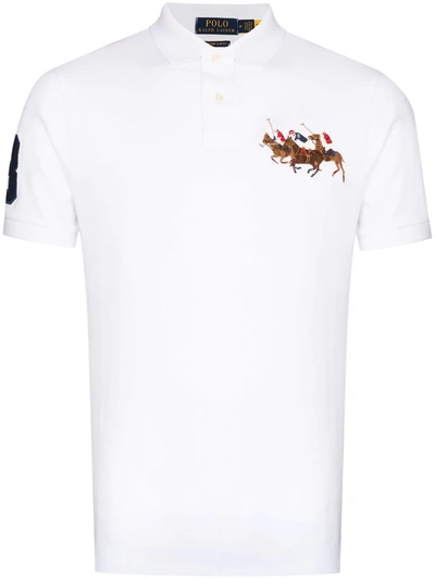 Polo Ralph Lauren Polo-embroidered Polo Shirt In White