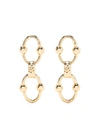 GAS BIJOUX RIVAGE HAMMERED-FINISH EARRINGS