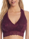 Cosabella Never Say Never Curvy Racie Bralette In Aubergine