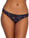 On Gossamer Printed Mesh Hip G Thong In Kaleidoscope