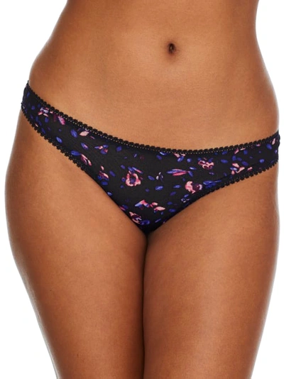 On Gossamer Printed Mesh Hip G Thong In Kaleidoscope