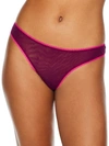 On Gossamer Gossamer Mesh Hip G Thong In Beet Root