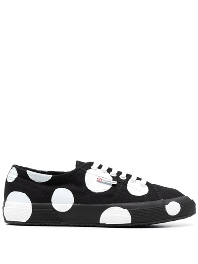 Superga Spot-print Low-top Sneakers In White