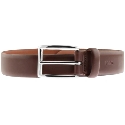 Ralph Lauren Harness Leather Belt Brown