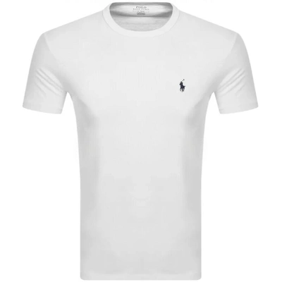 RALPH LAUREN RALPH LAUREN CREW NECK T SHIRT WHITE