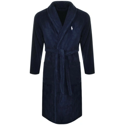 Ralph Lauren Shawl Dressing Gown Navy