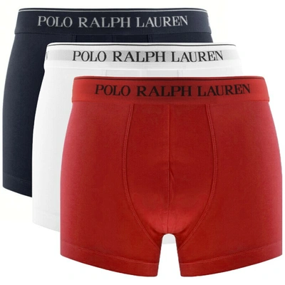 Polo Ralph Lauren Ralph Lauren Underwear 3 Pack Trunks Red