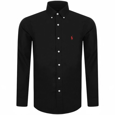 Ralph Lauren Slim Fit Long Sleeve Shirt Black