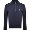 PAUL SMITH PAUL SMITH HALF ZIP SWEATSHIRT NAVY
