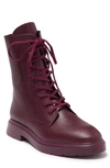 Stuart Weitzman Mckenzee Combat Boot In Cranberry