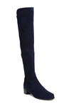 Stuart Weitzman All Serve Suede Over-the-knee Boot In Nice Blue