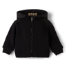 BURBERRY BABY BLACK QUILTED TIMOTHIE SWEATSHIRT