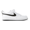 Nike Kids White & Black Court Borough Low 2 Little Kids Sneakers In White/black