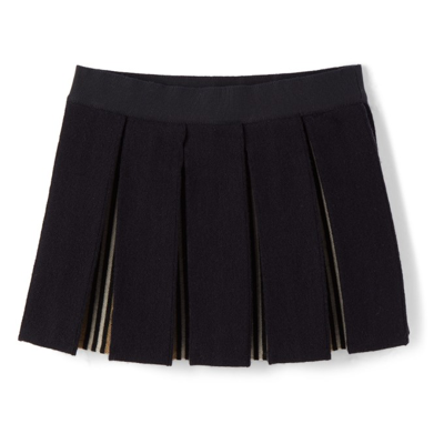 Burberry Baby's & Little Girl's Amelia Contrast Pleated Skirt In Black