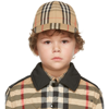 Burberry Vintage Check And Icon Stripe Baseball Cap In Beige