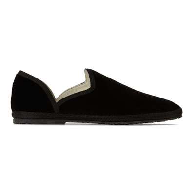 The Row Kids Friulane Slippers In Black