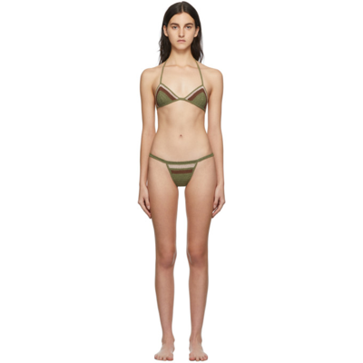 Akoia Green Algarve Bikini In Olive