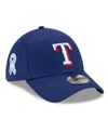 New Era Men's Royal Texas Rangers Trucker 9forty Adjustable Snapback Hat In Royal