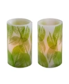 JH SPECIALTIES INC/LUMABASE LUMABASE BATTERY OPERATED WAX CANDLE, SET OF 2