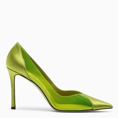 Jimmy Choo Lime Cass High Pumps In Yellow